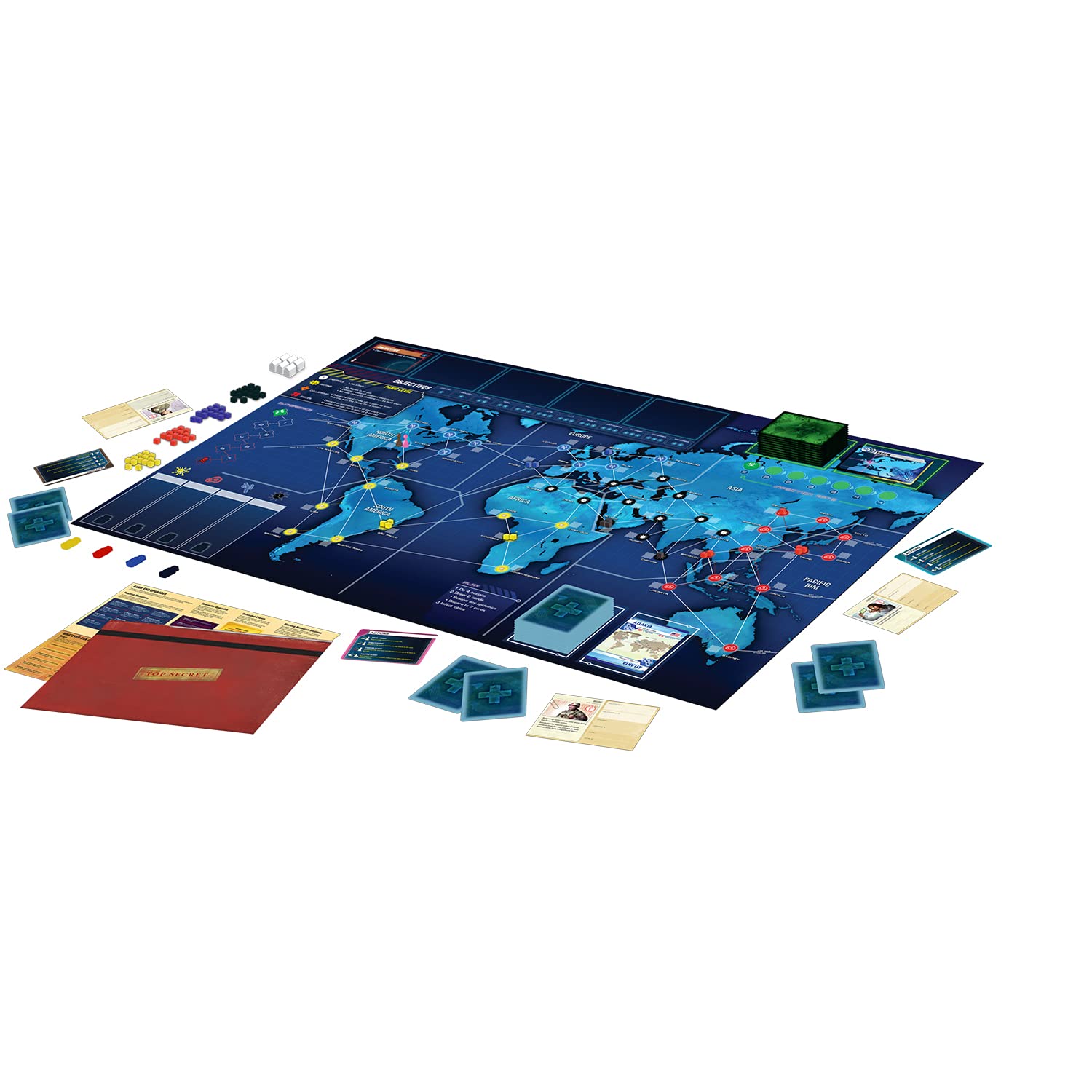 ZMan, Pandemic: Legacy – Season 1 (blau), Nominiert zum Kennerspiel des Jahres 2016, Brettspiel, 2-4 Spieler, Ab 14+ Jahren, 60+ Minuten, Deutsch