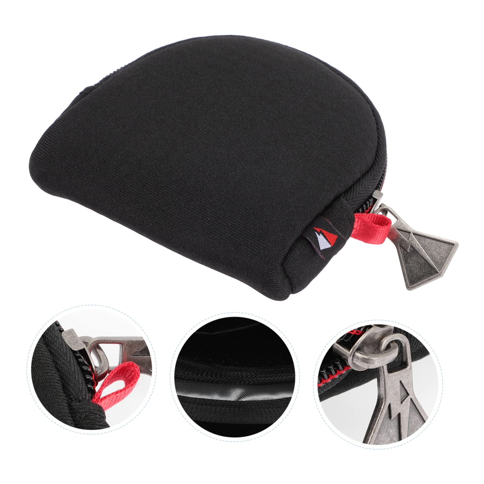 Étui Rond Léger et Pliable pour Filtre D'appareil Photo en Néoprène Plusieurs Styles Poches en Tissu Maillé pour Ranger Les Petits Accessoires Un Paquet Photo