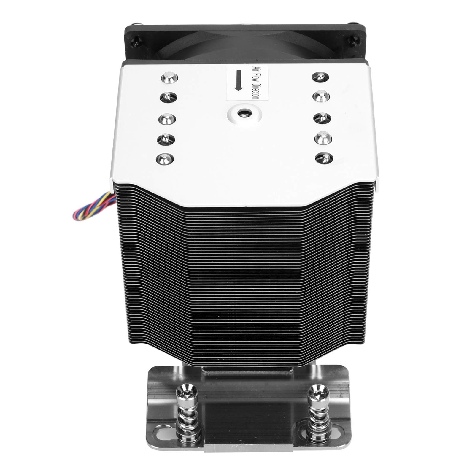Diyeeni CPU-Lüfter 3800 U/min für H11 4U Server Workstation EPYC 7000 Sockel SP3, Extrem Leiser CPU-Kühler mit Kühlkörper, SNK-P0064AP4, 38 DBA Geräuscharm, 180 W TDP-Prozessorlüfter