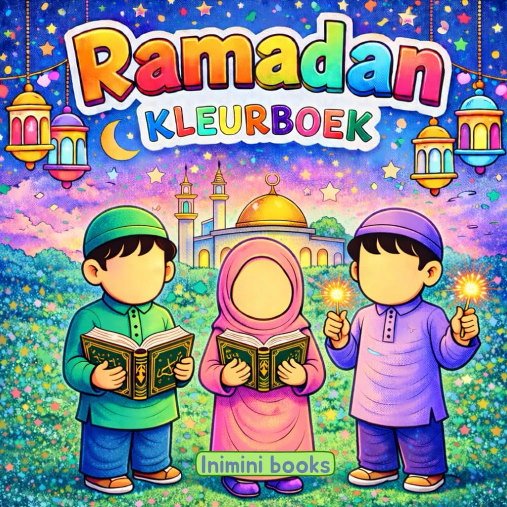 Ramadan kleurboek: Magisch kleurboek voor jongens & meisjes.