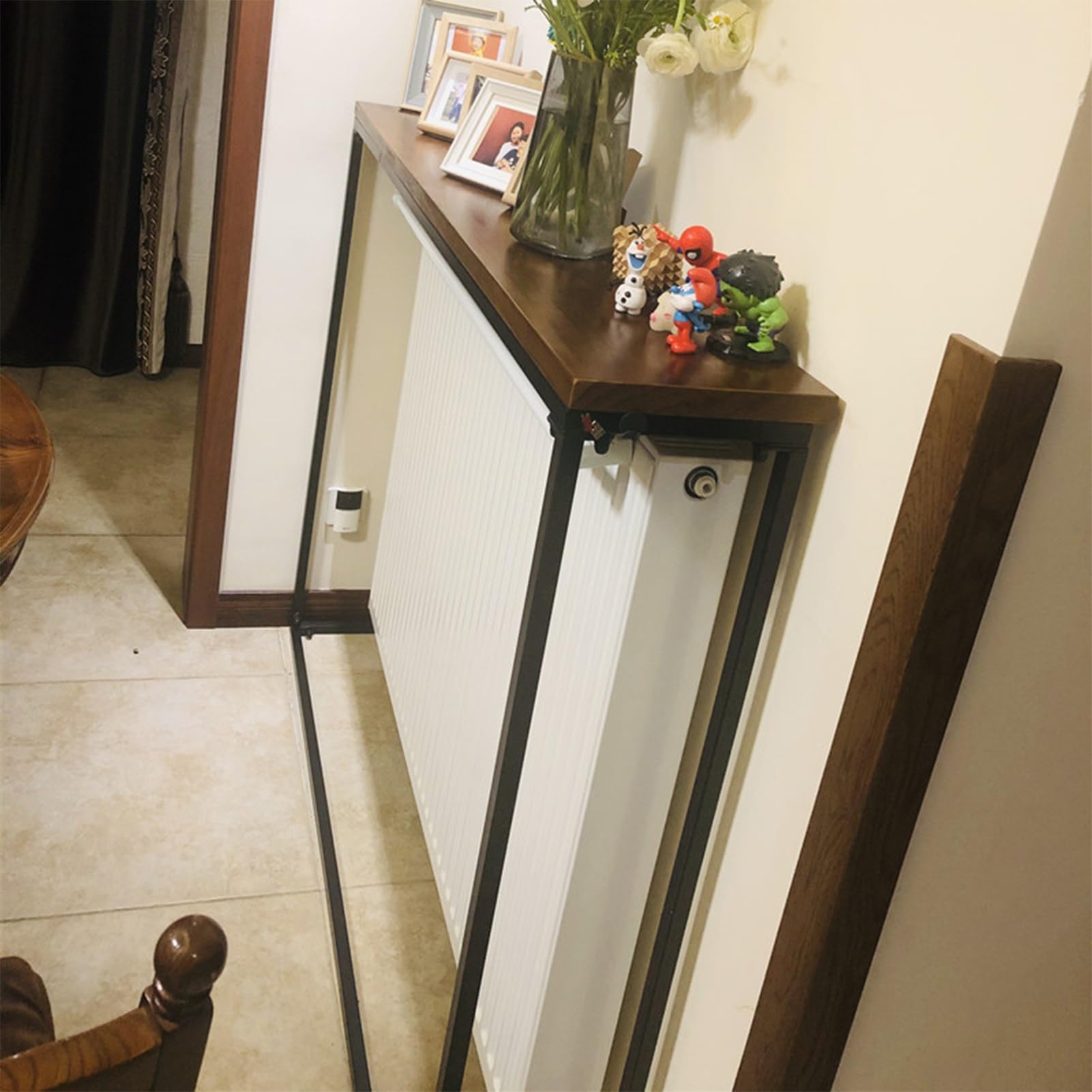 Copritermosifone – Sopra Termosifone Mensola Galleggiante Senza Fori(100x20x90cm)
