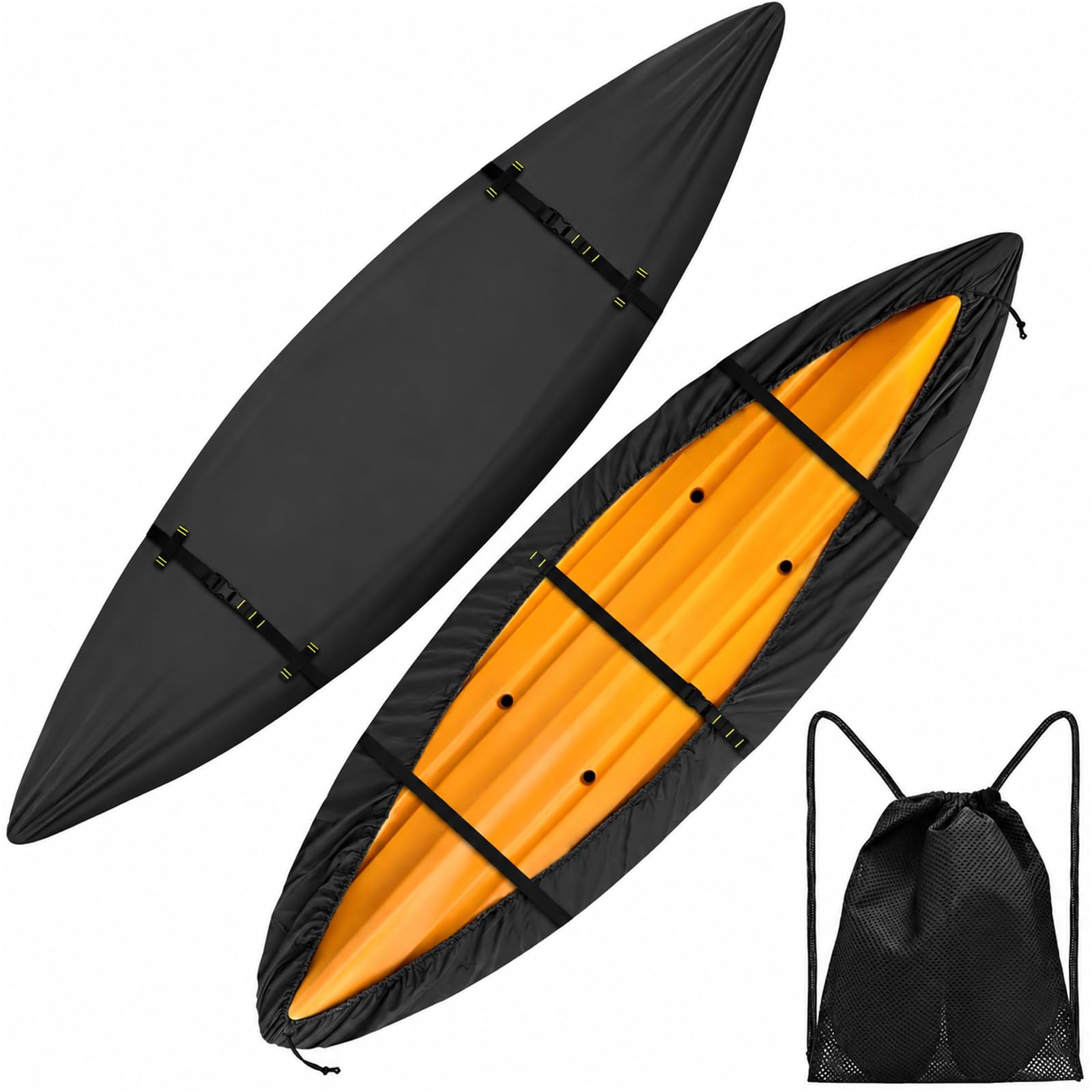 Funda para Kayak para Pyranha Ozone S 2019–Present, Cubierta 420D Resistente al Agua con Correas Antiviento y Hebillas Ajustables para Exterior