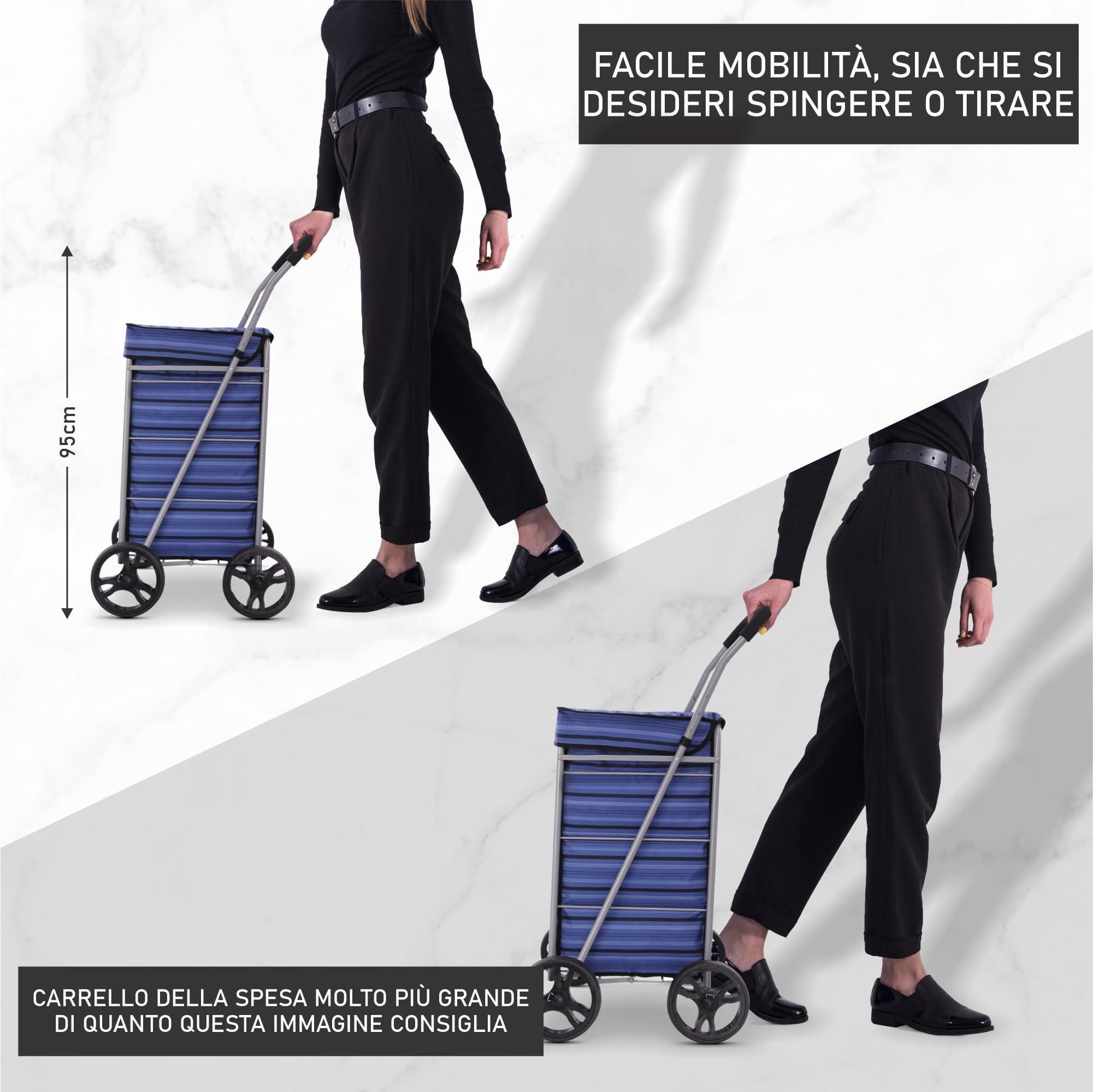 Carrello per la spesa - Trolly - Coquelicots