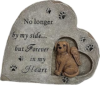 Cão de estimação Memorial Stone Grave Marker Perda do presente do cão Lápide Final Memorial Lápide Cachorro Lápide para