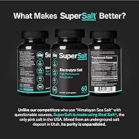 Vista 2 de Suplemento de electrolitos Keto, tabletas de reemplazo de sal para rehidratación oral rápida y recuperación después del entrenamiento, magnesio