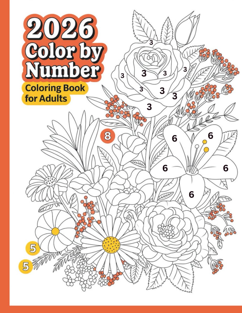 Color By Number Coloring Book for Adults: Relaxing Color-By-Number Pages for Stress Relief and Mindful Focus