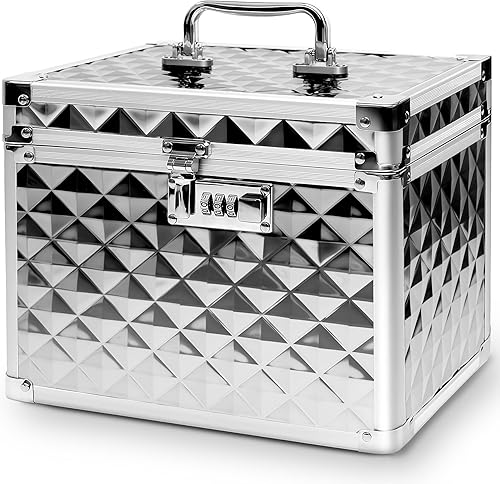 Miniatura 18 de Cajas pequeñas con cerradura de combinación para medicamentos con código para artículos personales, caja de seguridad para medicamentos y documentos