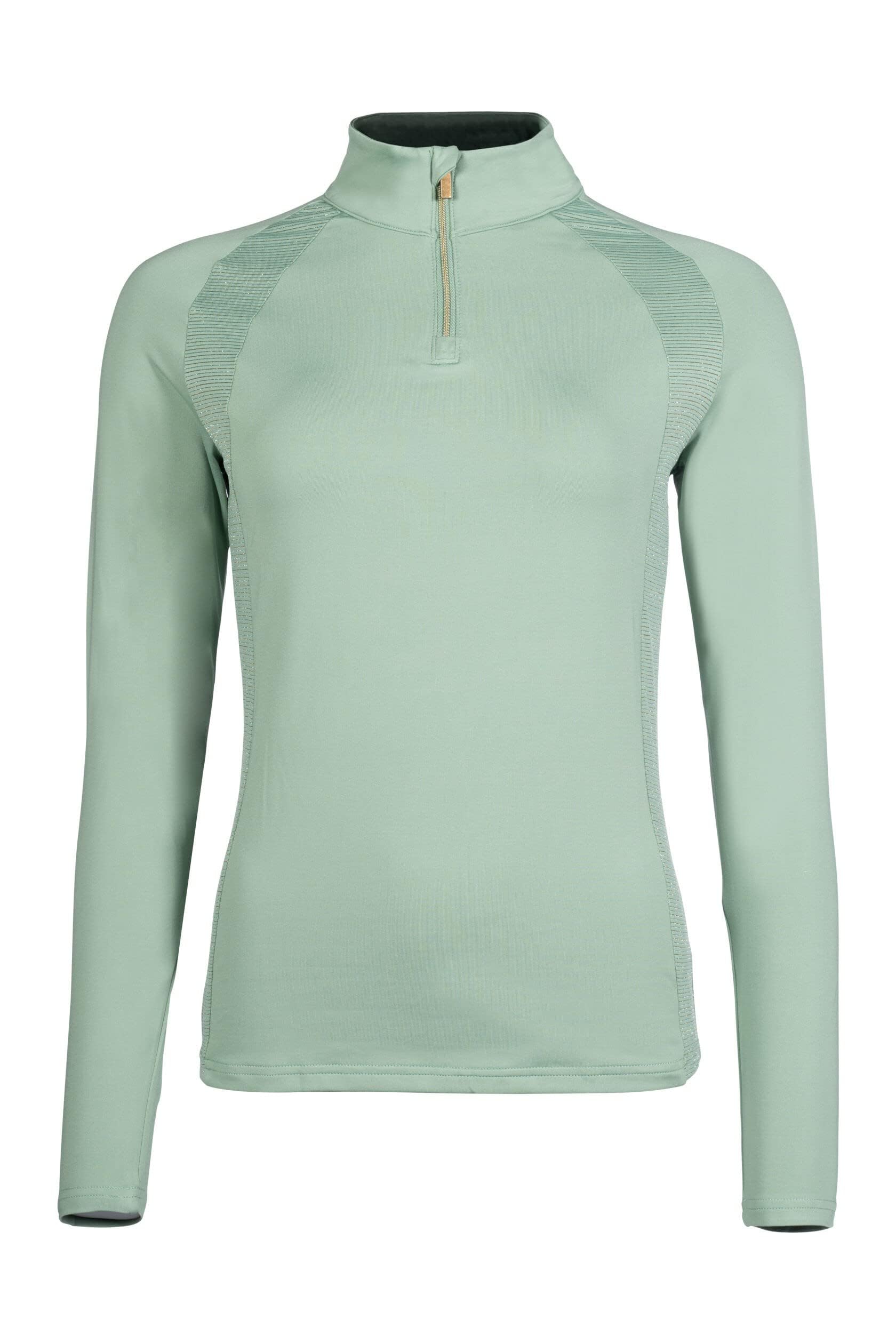 HKM Women's Basil Functional Shirt, Light Green, XXL