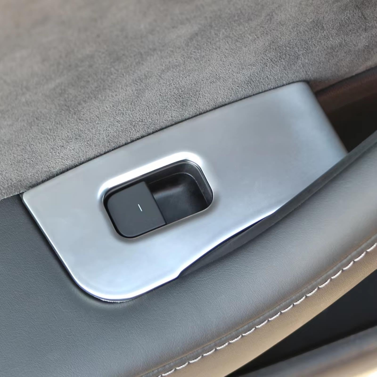 Adesivi Per Pulsanti Auto Per Tesla Modello Y 2020 + LHD Adesivo Auto | Pulsanti Dell'interruttore Sollevatore Finestra Decalcomanie Maniglia Apertura Porta Coperchio Pannello(White)