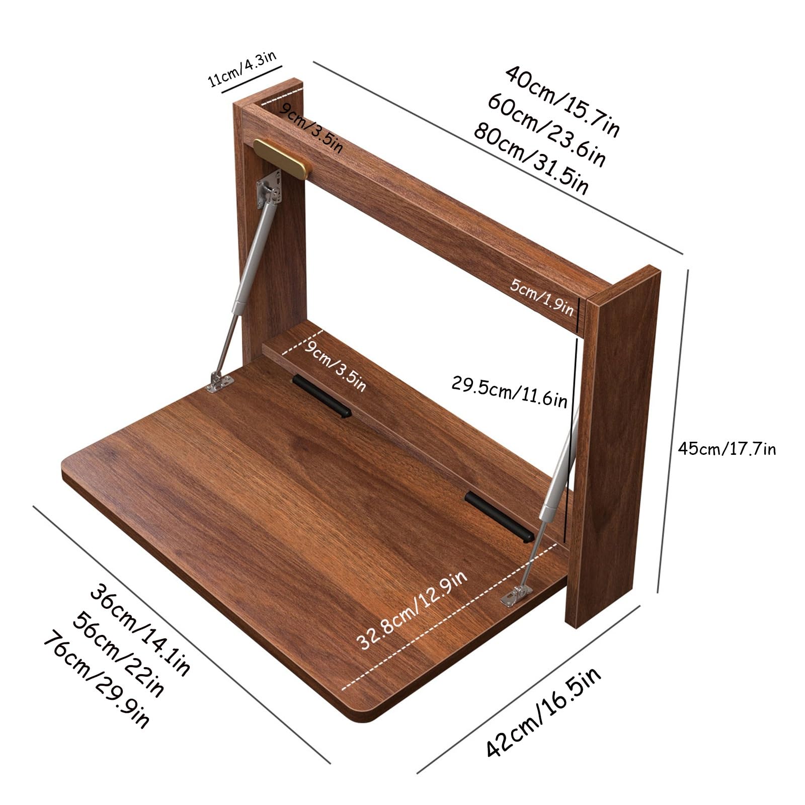 Amazon.com: MZQMK Folding Workbench, Floating Vanity Desk, Outdoor