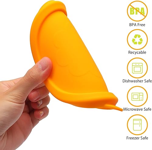 Miniatura 3 de 1 taza, 2 tazas, 4 tazas, 7 tazas, tapas redondas de repuesto de silicona para cuencos de vidrio Pyrex, paquete de 4, aptos para microondas y