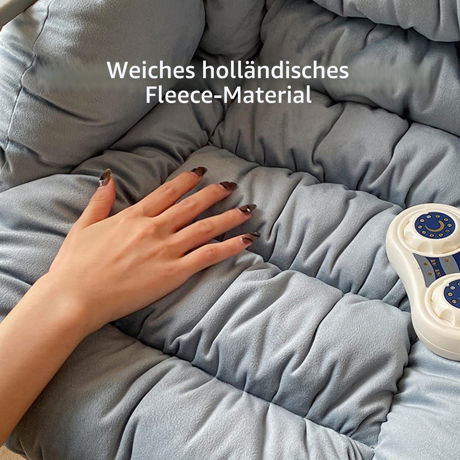 Beheiztes Sitzkissen Für Bürostuhl, Superweich Heizung Stuhlkissen, Dual Area Temperatureinstellung Wärme Stuhlkissen, Für Hüften Und Rücken, Für Heim Light Beige