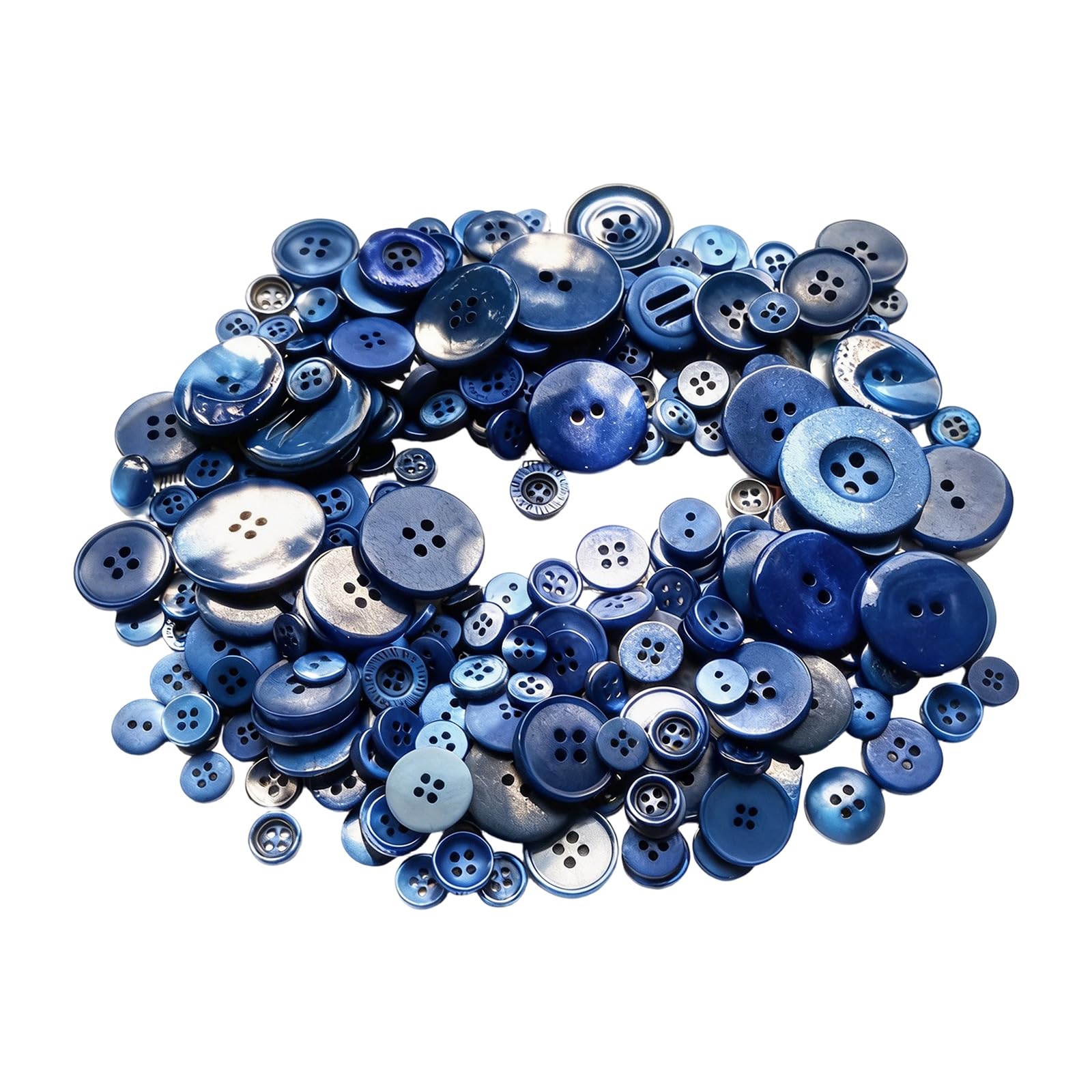 NVOQILIN Sewing Buttons for, Resin Button Pack with Mixed Sizes for Card Making, Albums, and Decor Accents Assorted Colorful Plastomer Craft Buttons