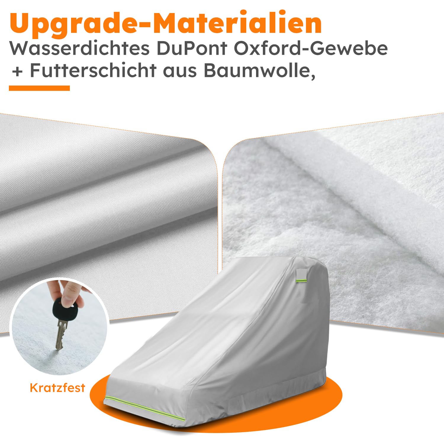 Housse de protection pour chargeuse sans cabine – Housse de pluie pour chargeuse compacte Bobcat MT100/Kubota SCL1000/New Holland C314, housse de chargeuse Dupont Oxford avec bandes réfléchissantes