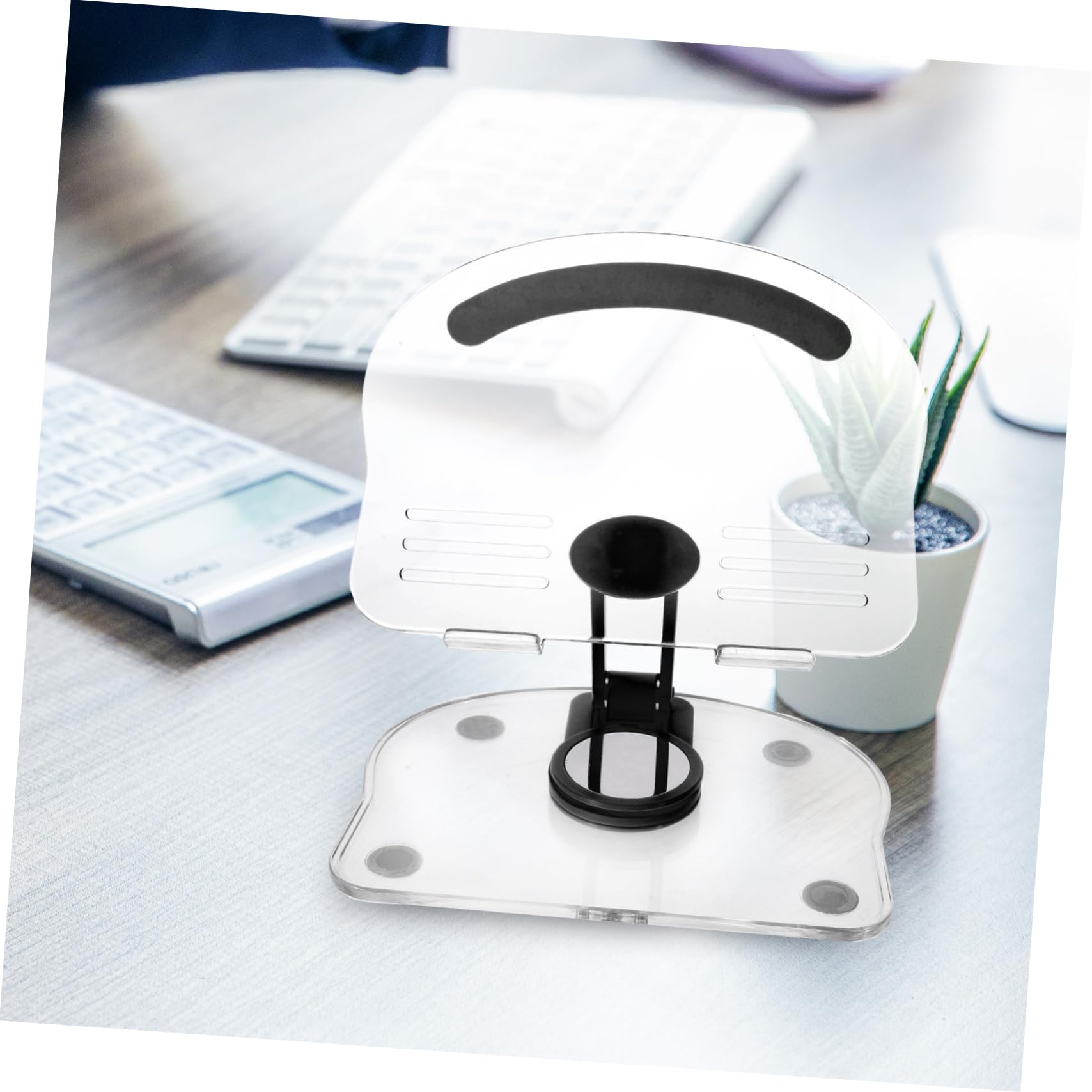 Regolabile per Tablet Stand Girevole per Scrivania Porta Tablet Antiscivolo per Giocare Guardare Video e Leggere
