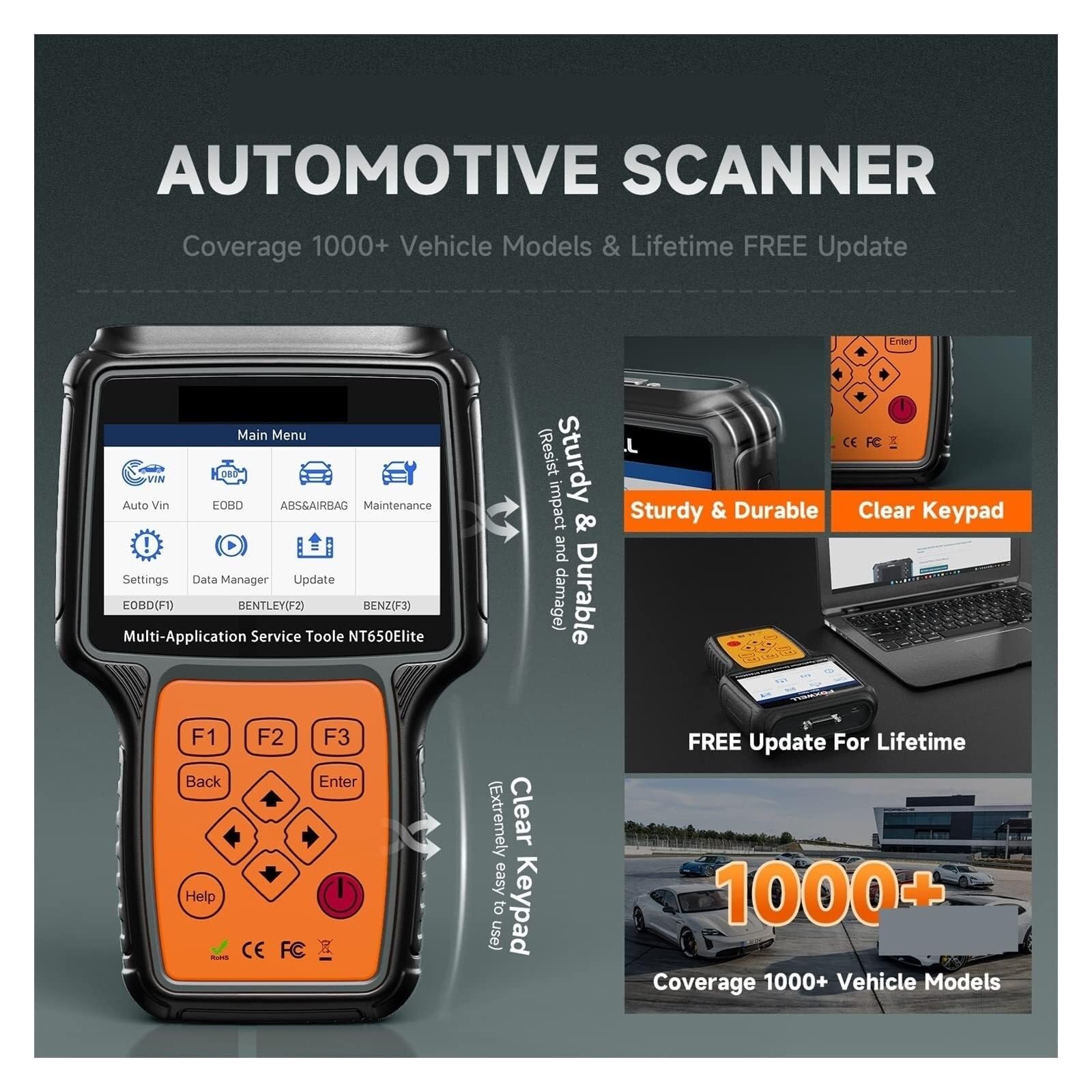 Escáner de Pared, Restablecimiento De La Herramienta Diagnóstico Profesional del Automóvil Escáner Automotriz para detectar Metales y Madera