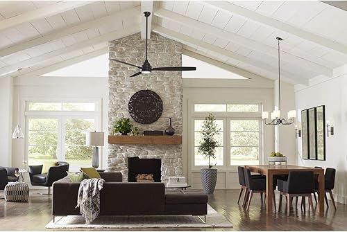 Miniatura 8 de Range Collection - Lámpara colgante costera de cristal transparente con semillas, níquel cepillado