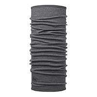 Buff Scaldacollo Merino Midweight Adulti unisex, Melange Light Grey