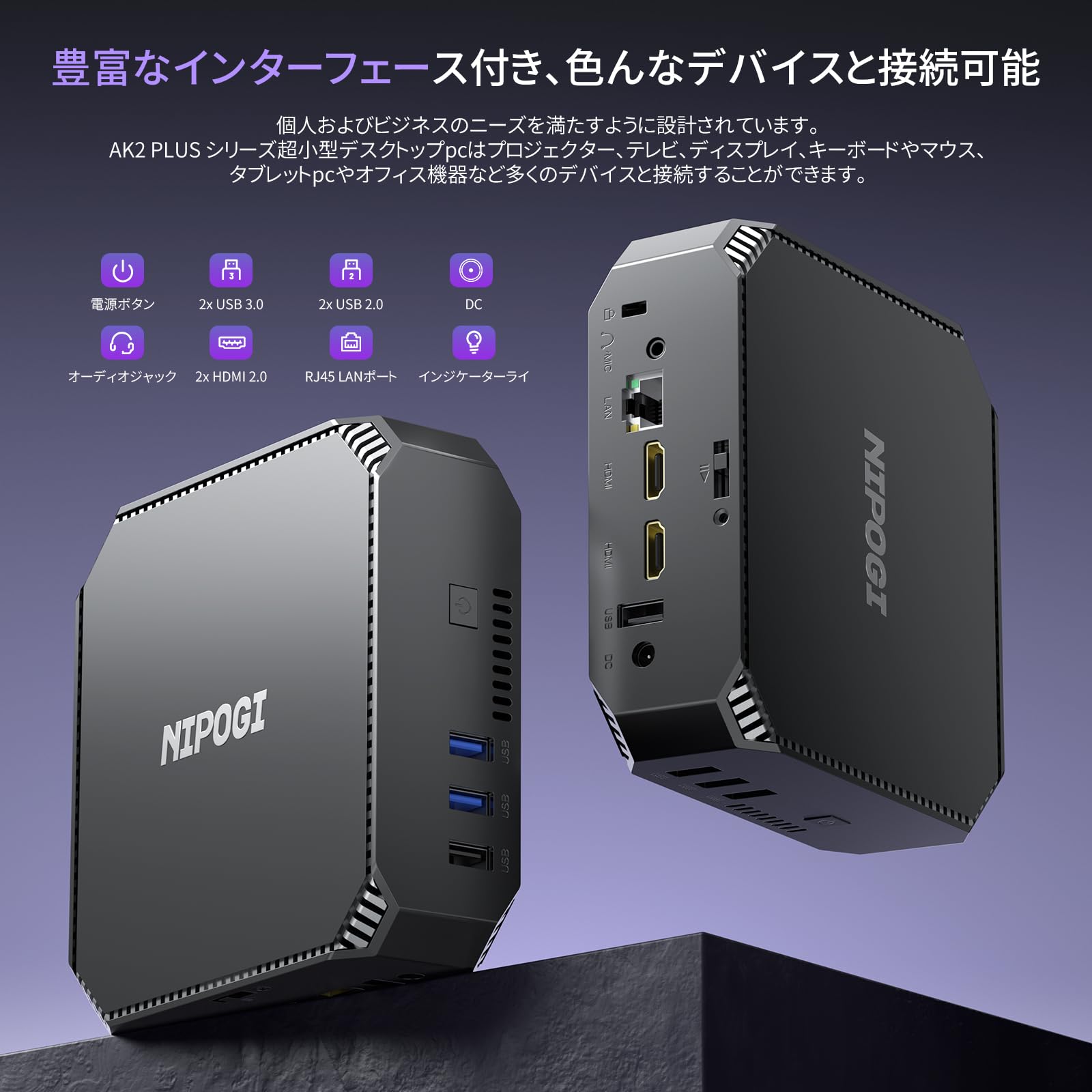 Amazon.co.jp: ミニPC n100 Intel 第12世代 Alder Lake N100 minipc