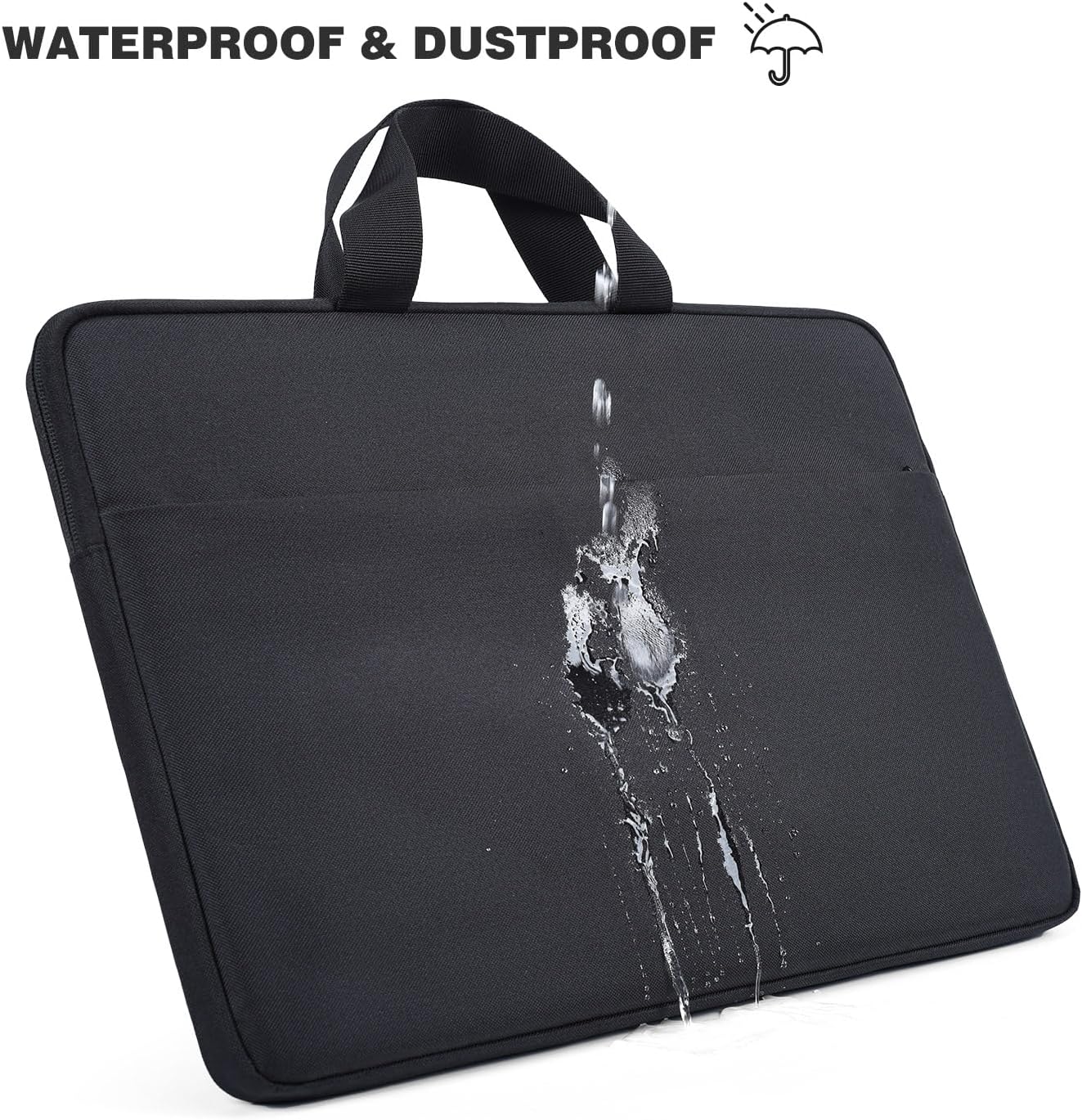 24 Inch Portable Monitor Case, Protective Carrying Sleeve for 23.8-24 inch Portable Monitors InnoView 23.8"/ASUS ZenScreen 24"/ViewSonic TD2423D 24 Inch Portables Monitor Case Bag, Black - Image 6