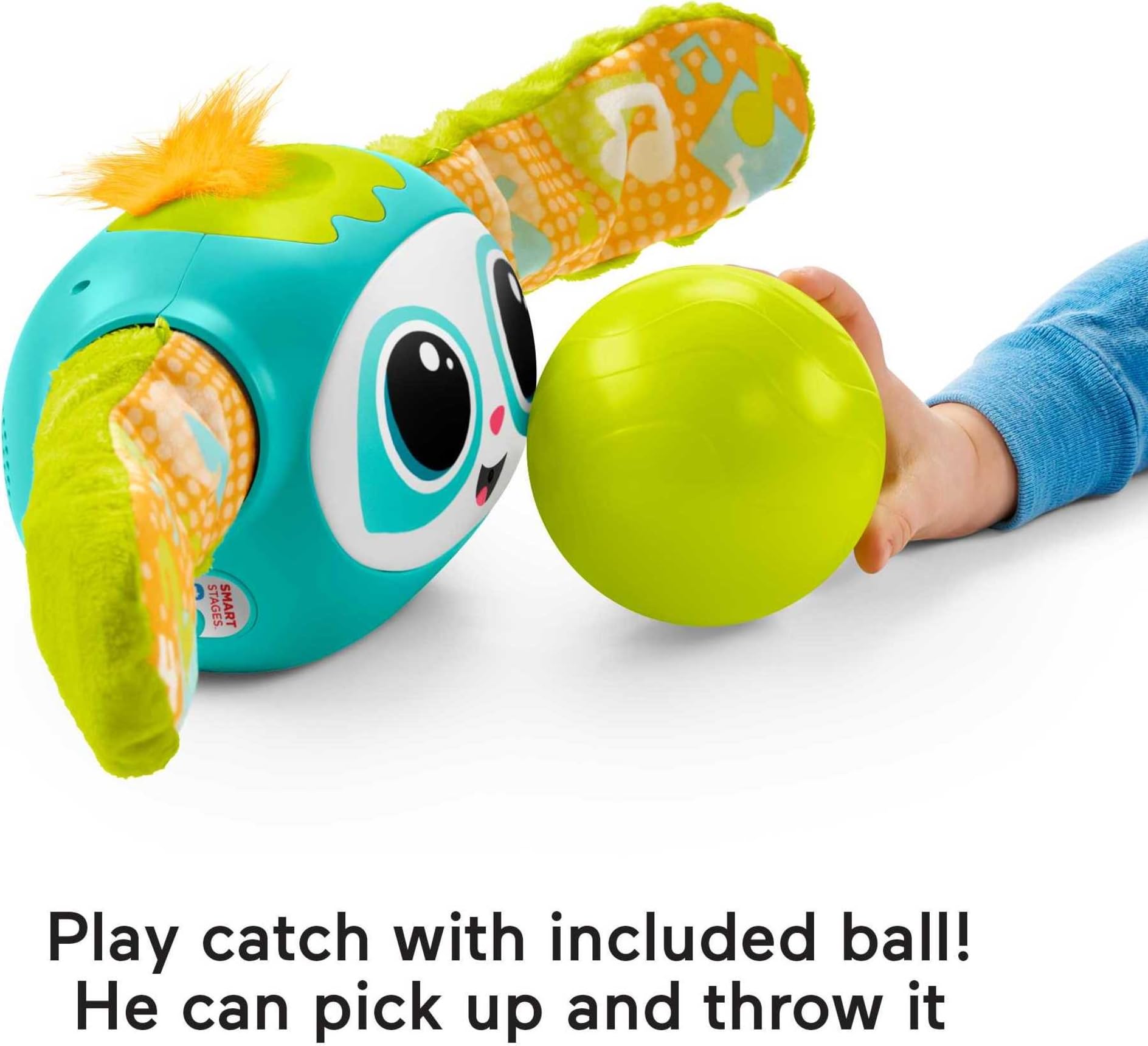 Fisher-Price Rollin' Rovee, Giocattolo interattivo con Musica, luci e contenuti didattici per Bambini dai 6 Mesi ai 5 Anni