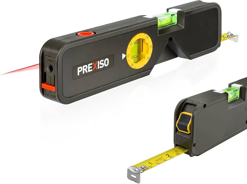 Amazon | PREXISO 水平器 水準器 レーザーレベル 1台3役 角度計 ミニ