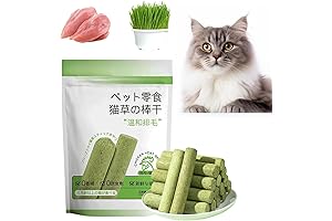 Cat Grass Teething Stick - Dental Care, Hairball Removal