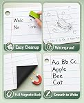 Dry Erase Giant Sized Magnetic Notebook Paper, Handwriting Lined Paper for Classroom Whiteboard Accessories, Dry Erase Notebook Teaching Aids, Homeschool Teaching Supplies 17" x 22"