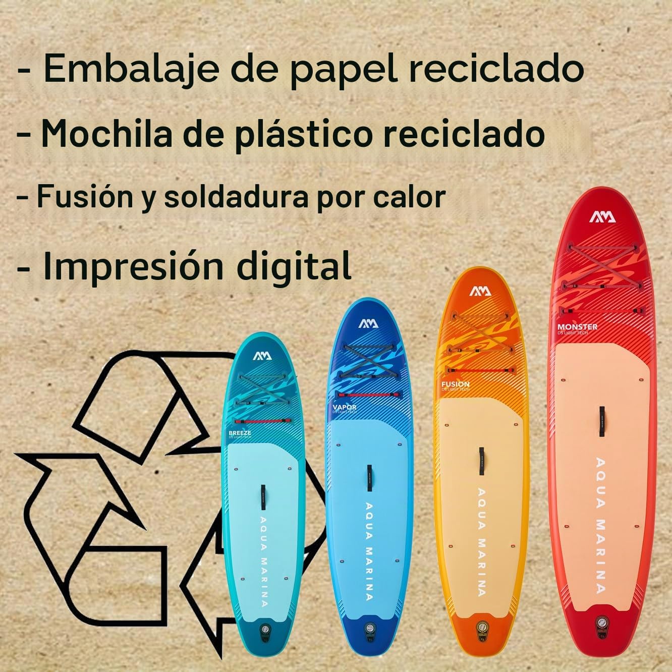 Aqua Marina Monster - Paquete de Tabla de Remo Inflable de 12 pies 0 Pulgadas