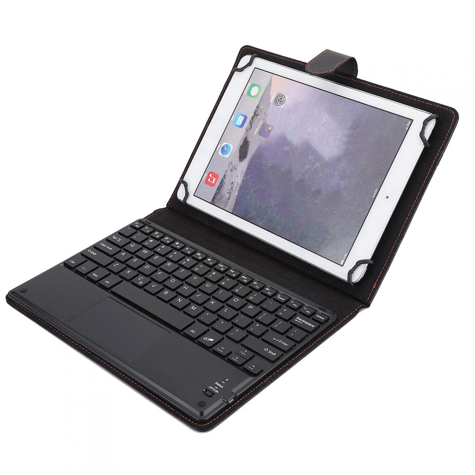 Tastiera Portatile, Tastiera Bluetooth Portatile, Tastiera Bluetooth Ultrasottile, Tastiera touchpad Bluetooth funzionante da 100 Ore con Custodia Protettiva per Tablet PC da 9,7-10 Pollici