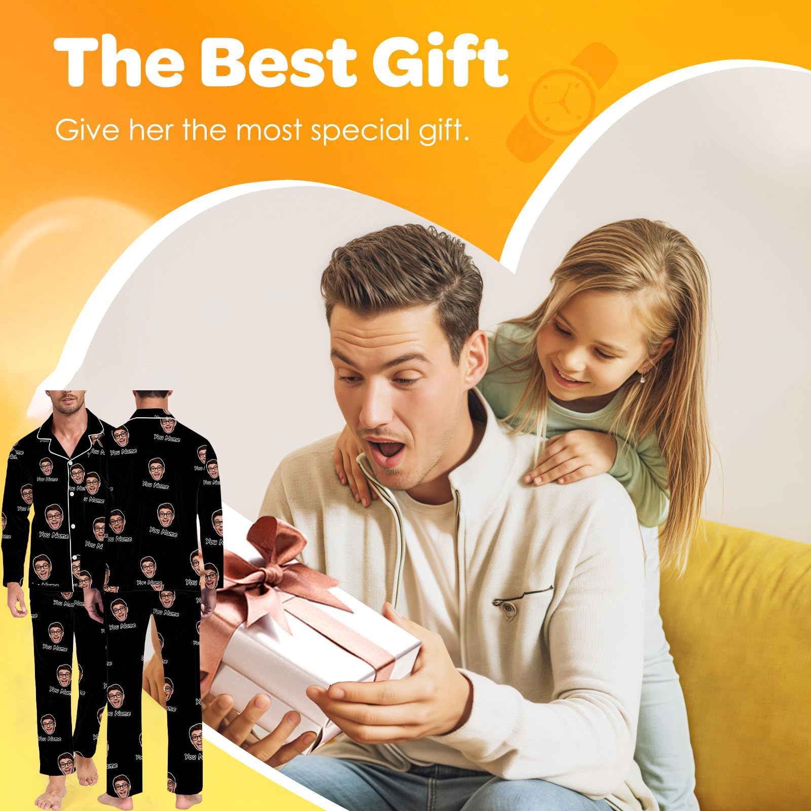 Generisch Pijama para hombre de longitud extragrande pantalones divertidos para hombres y mujeres parejas a juego unisex personalizados nombre albornoz gofre hombre