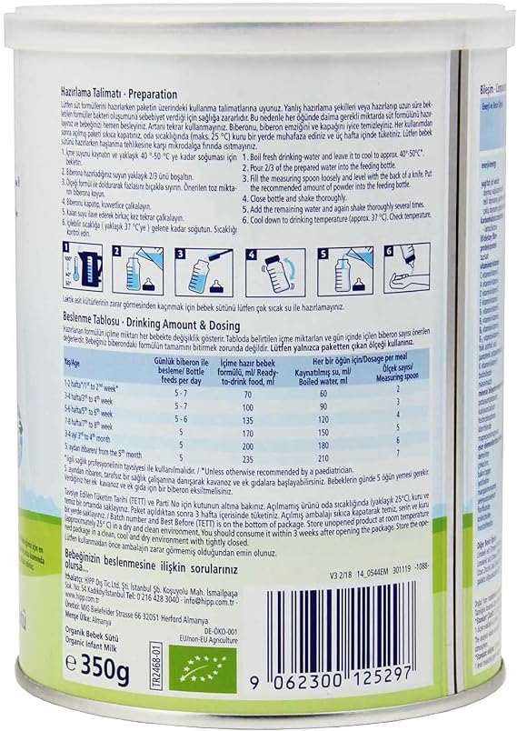 HiPP 1 Organik Combiotic Bebek Sütü 350 gr