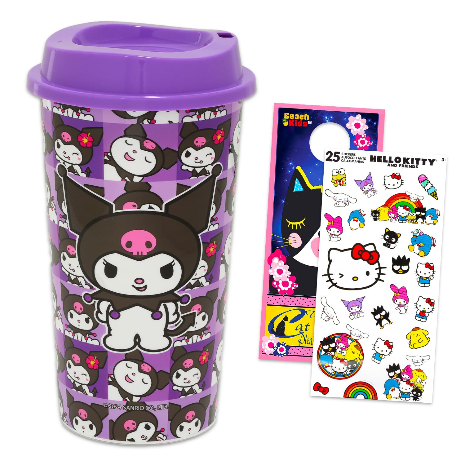 Amazon.com | Kuromi Tumbler Cup Set for Kids - Bundle with 20 Oz