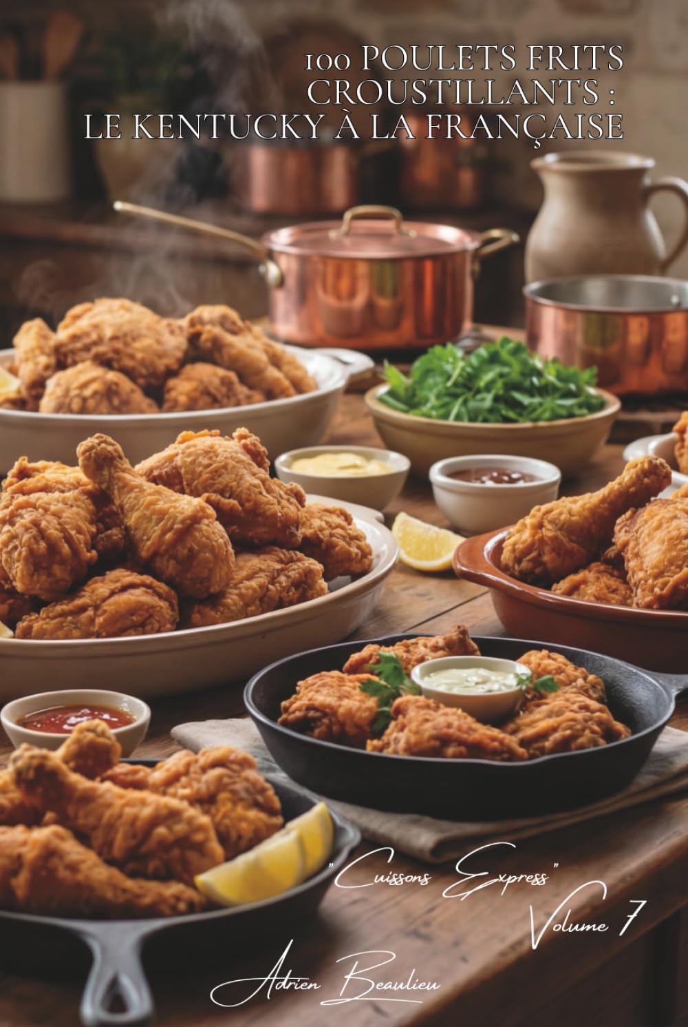 100 poulets frits croustillants : le Kentucky à la française: Panures maison, épices françaises, croustillant sans friteuse (SÉRIE POULET (35 livres) - Sous-série "Cuissons Express" (12 livres))
