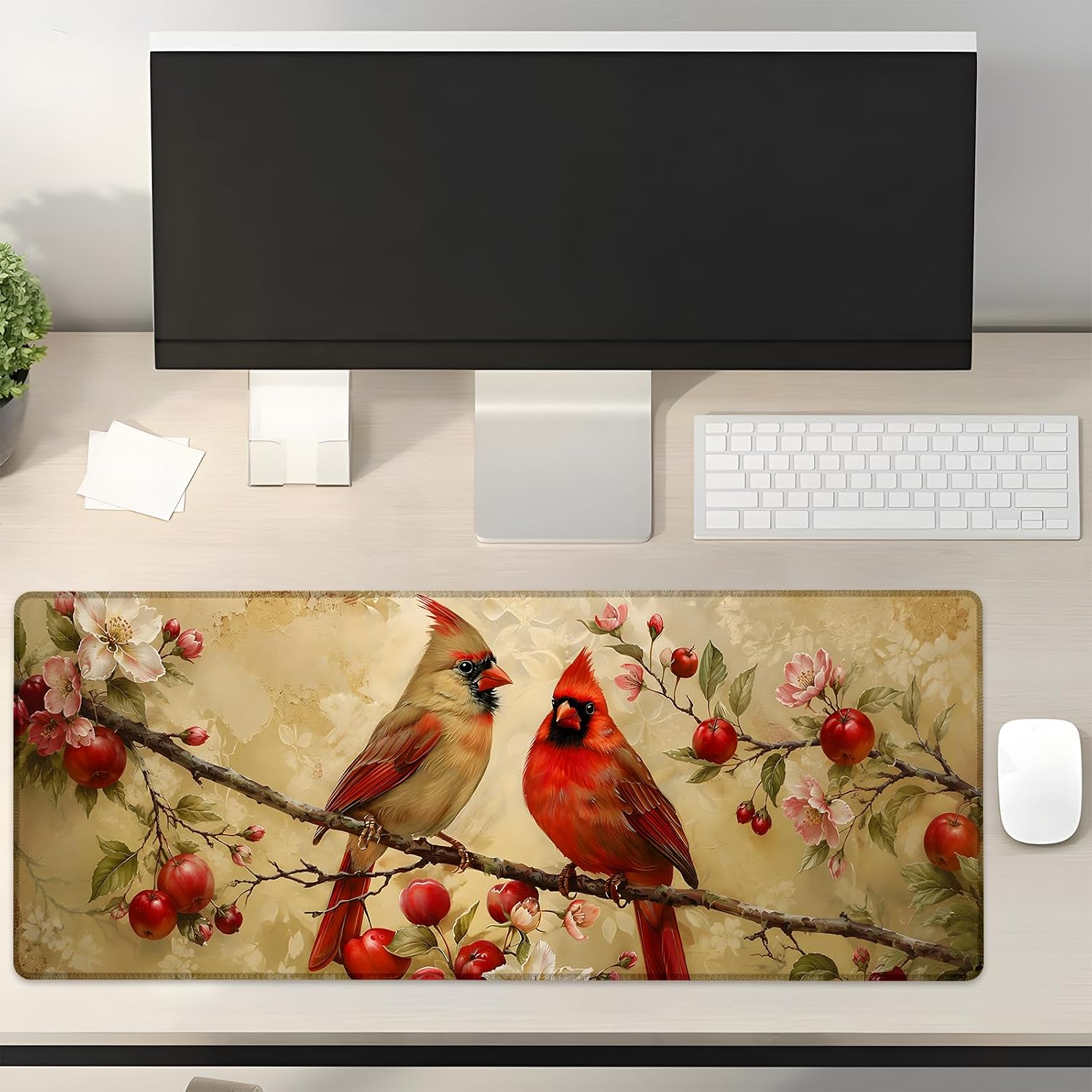 Rottweiler Mouse Pad Gifts 31.5" x 11.8", Non-Slip Rubber Base MousePads for Computers Laptop School Office Home Accessories Decor, Mouse Pad, Keyboard Desk Mat image 5