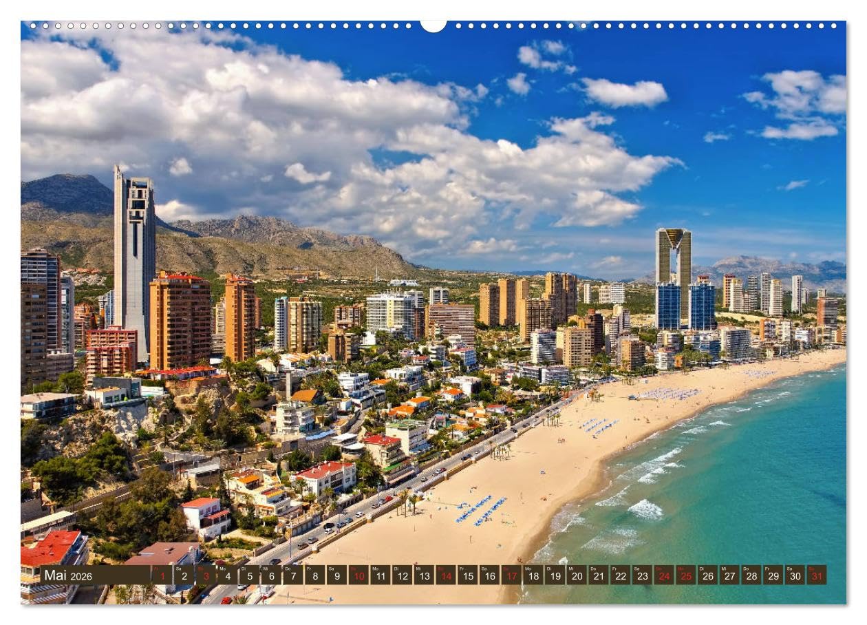 Costa Blanca - Die weiße Küste Spaniens (hochwertiger Premium Wandkalender 2026 DIN A2 quer), Kunstdruck in Hochglanz: Ein Bildkalender der bekannten ... spanischen Mittelmeerküste (CALVENDO Orte)