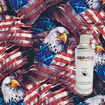 Hydrographic Film & Activator Combo Screaming Eagle, 16 oz Hydrovator. Hydro Dipping, Water Transfer Film, Hydrographic Dipping, Hydrographic Activator, Hydrographics, Water Transfer Printing