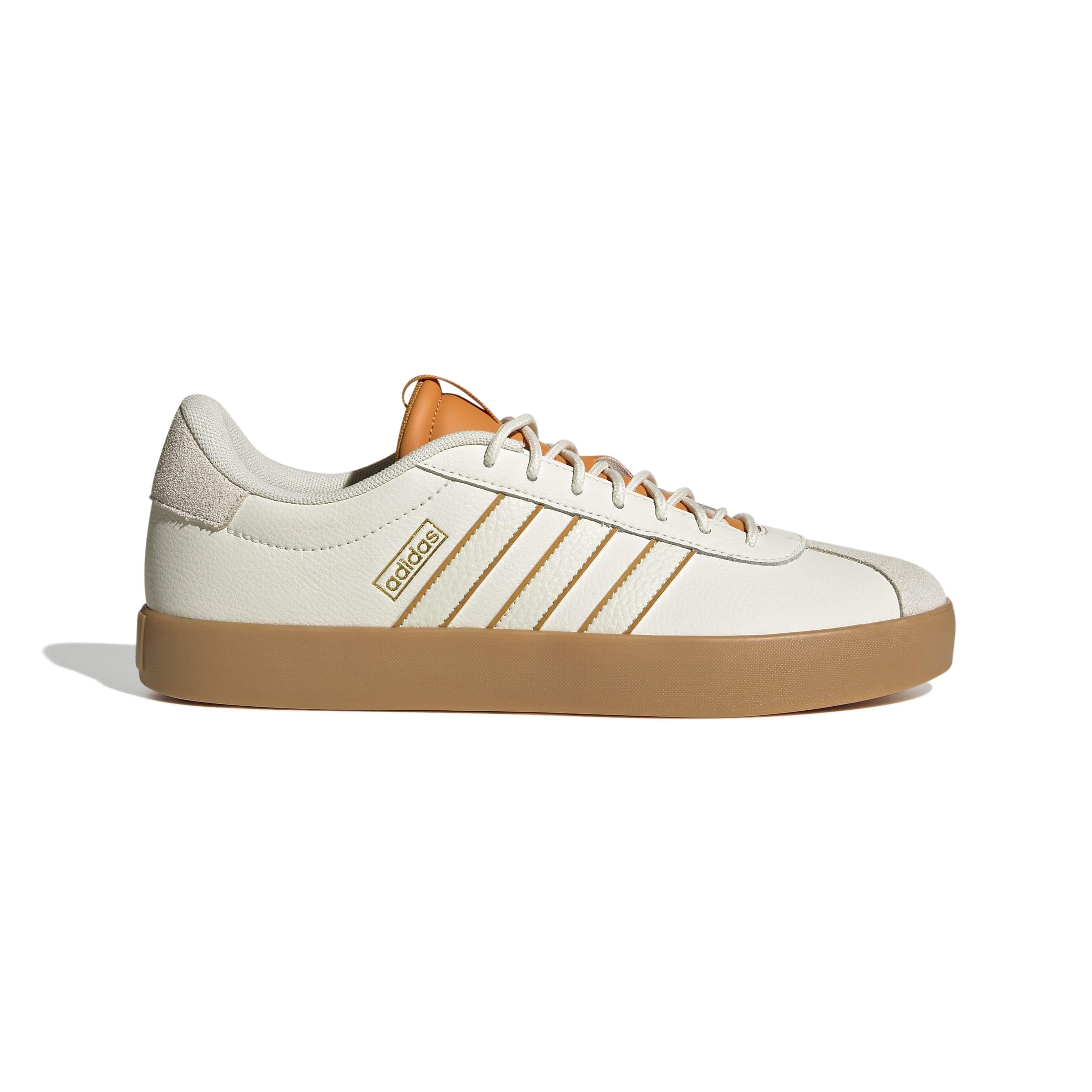adidas Men's VL Court 3.0 Shoes, Off White/Ivory/Orbit Grey, 5 UK