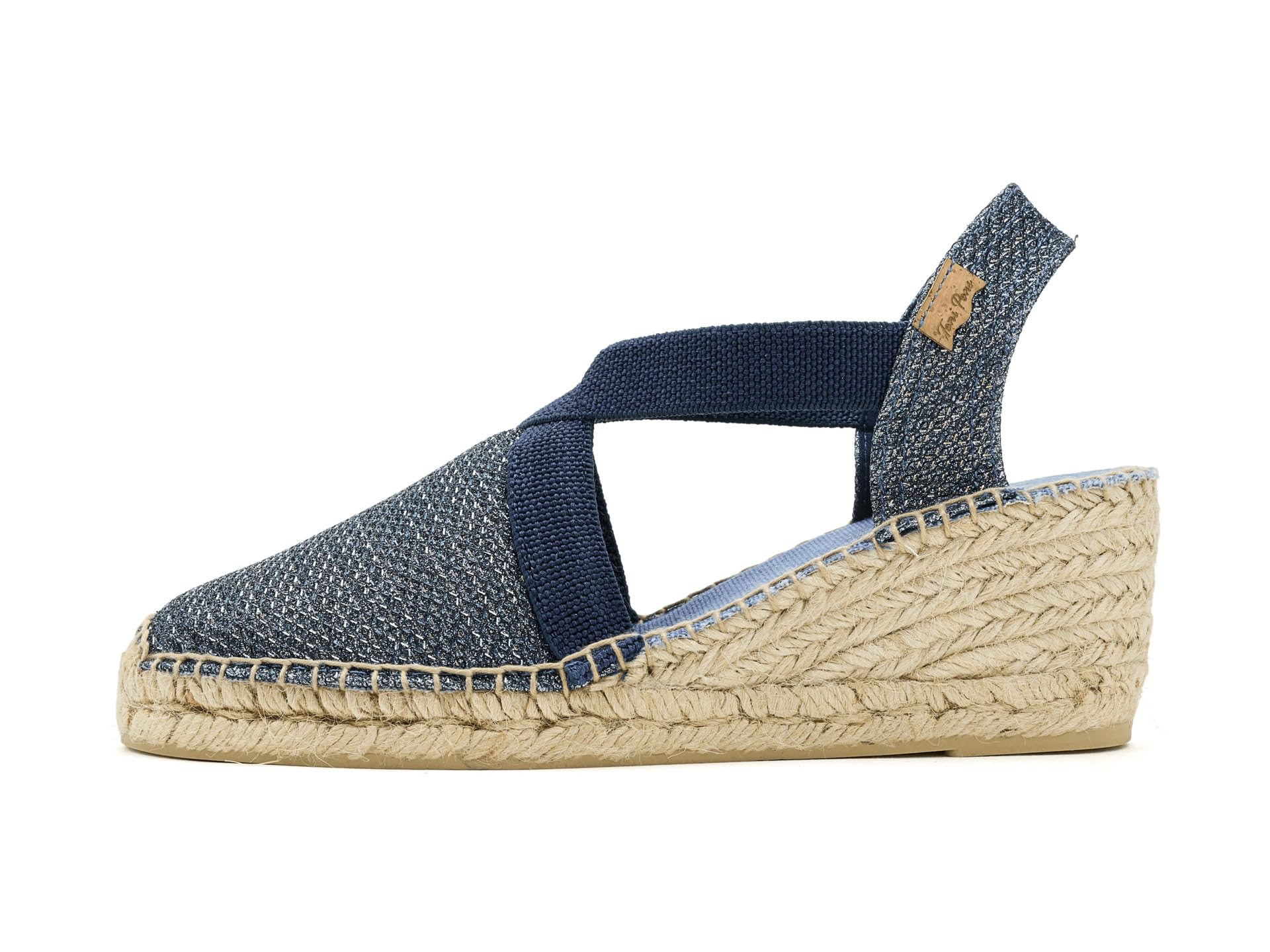 Toni Pons Triton - Espadrillas vegane con Zeppa da Donna realizzate in Tessuto di Cotone.