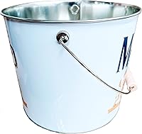 Vista 2 de Modelo Cubo para bebidas con mango de alambre Modelo (433317-12), color blanco