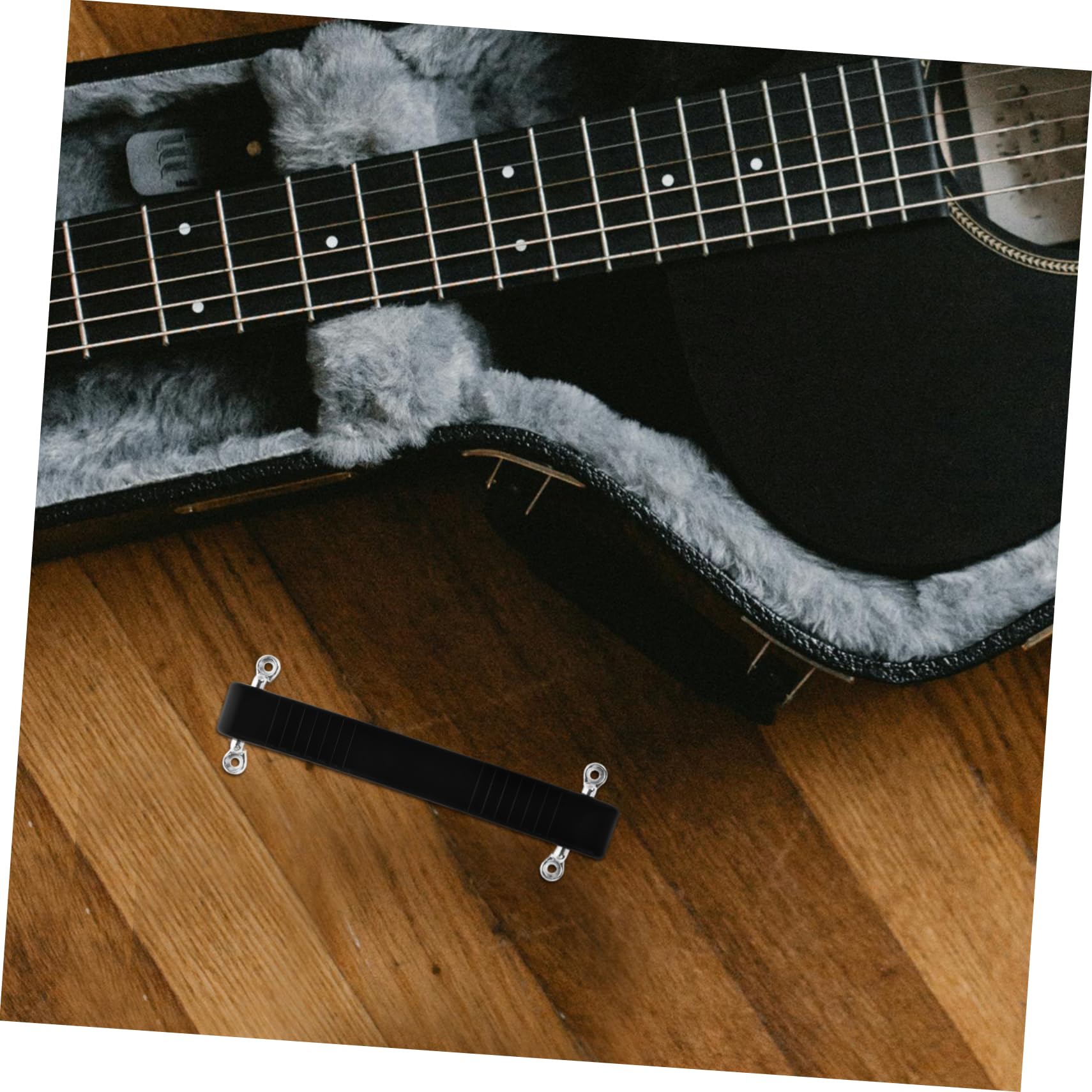 Angoily Poignée De Sangle D’amplificateur en Caoutchouc pour Haut-Parleur, Accessoire Léger Et Robuste, Usage Extérieur, Compatible Guitare Et Enceinte, Couleur Noire, Taille Moyenne