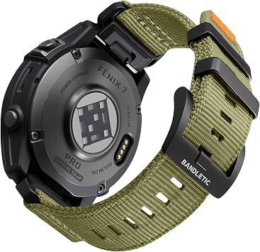 Bandletic Nylon Strap Compatible with Garmin Fenix 9/8/E 47mm/6 Pro/6/7/5
