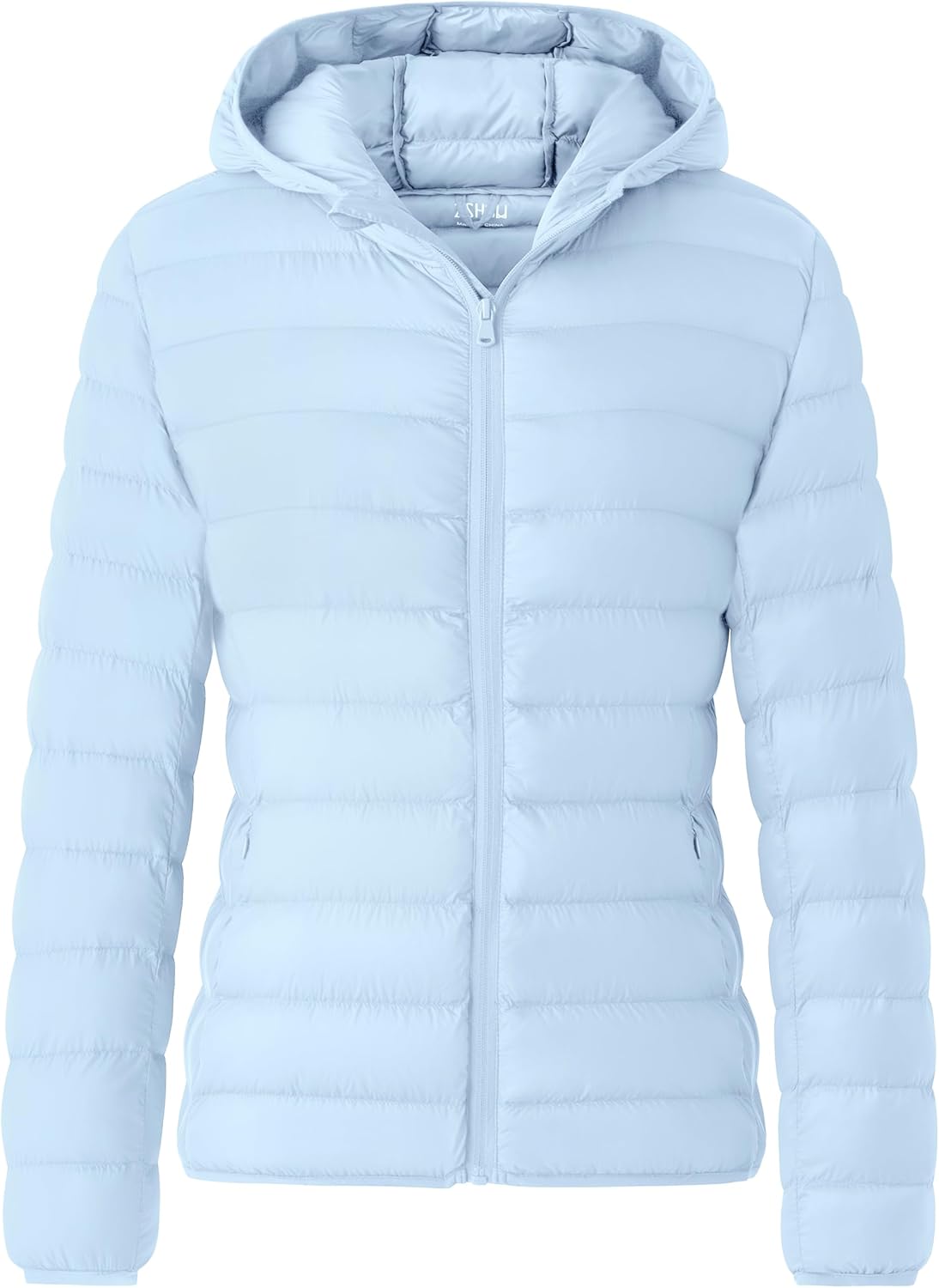 ZSHOW Women's Packable Puffer Jacket Warm Hooded Lightweight