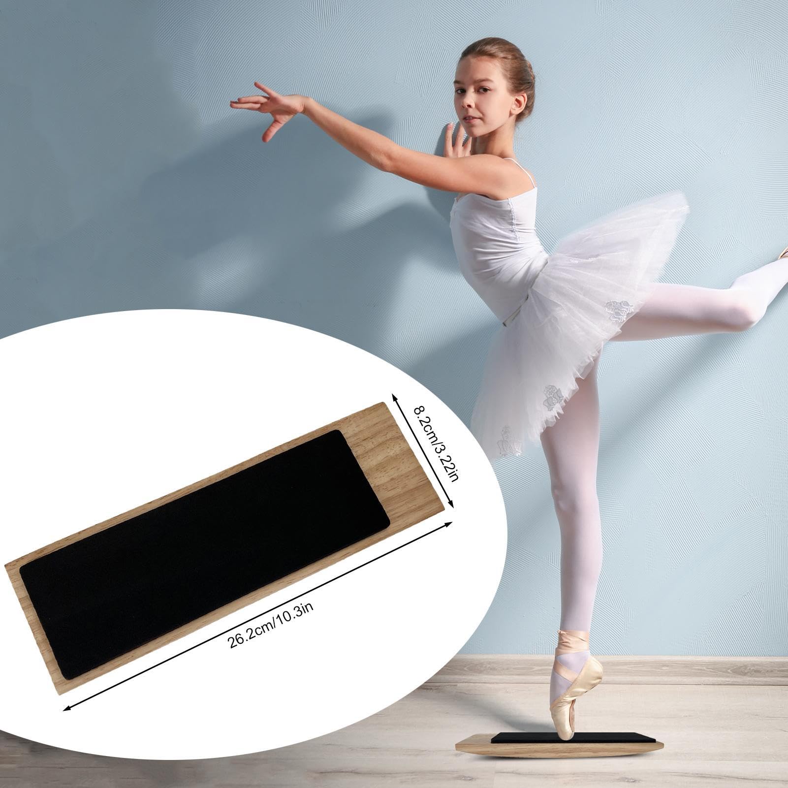Planche à tourner de danse, patinage artistique – Aide à l'entraînement au ballet anti-fatigue pour la pratique à la maison, les studios de fitness, le théâtre, les concours, les événements de danse