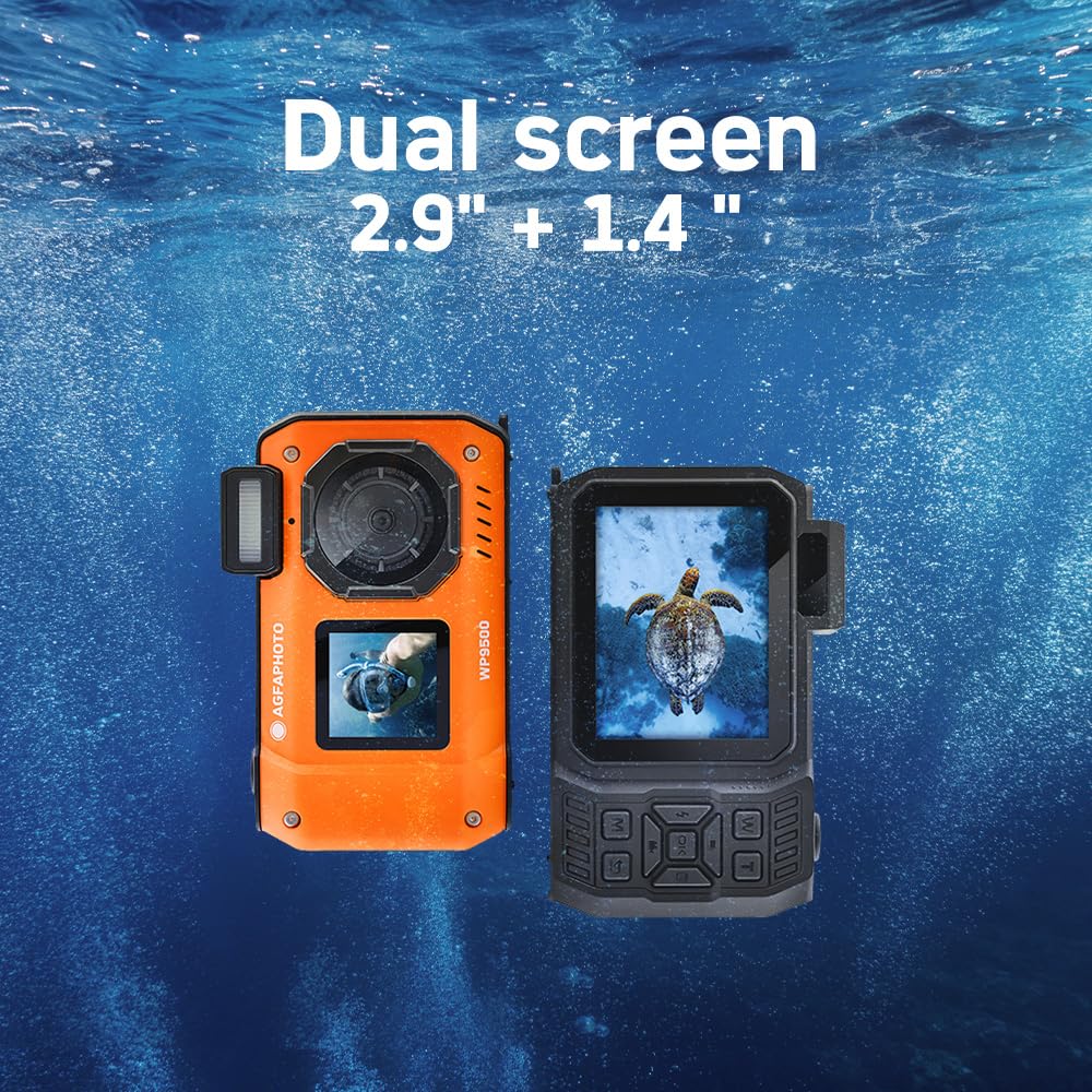 Amazon.co.jp: AGFA PHOTO 防水 水中 デジタルカメラ WP9500OR