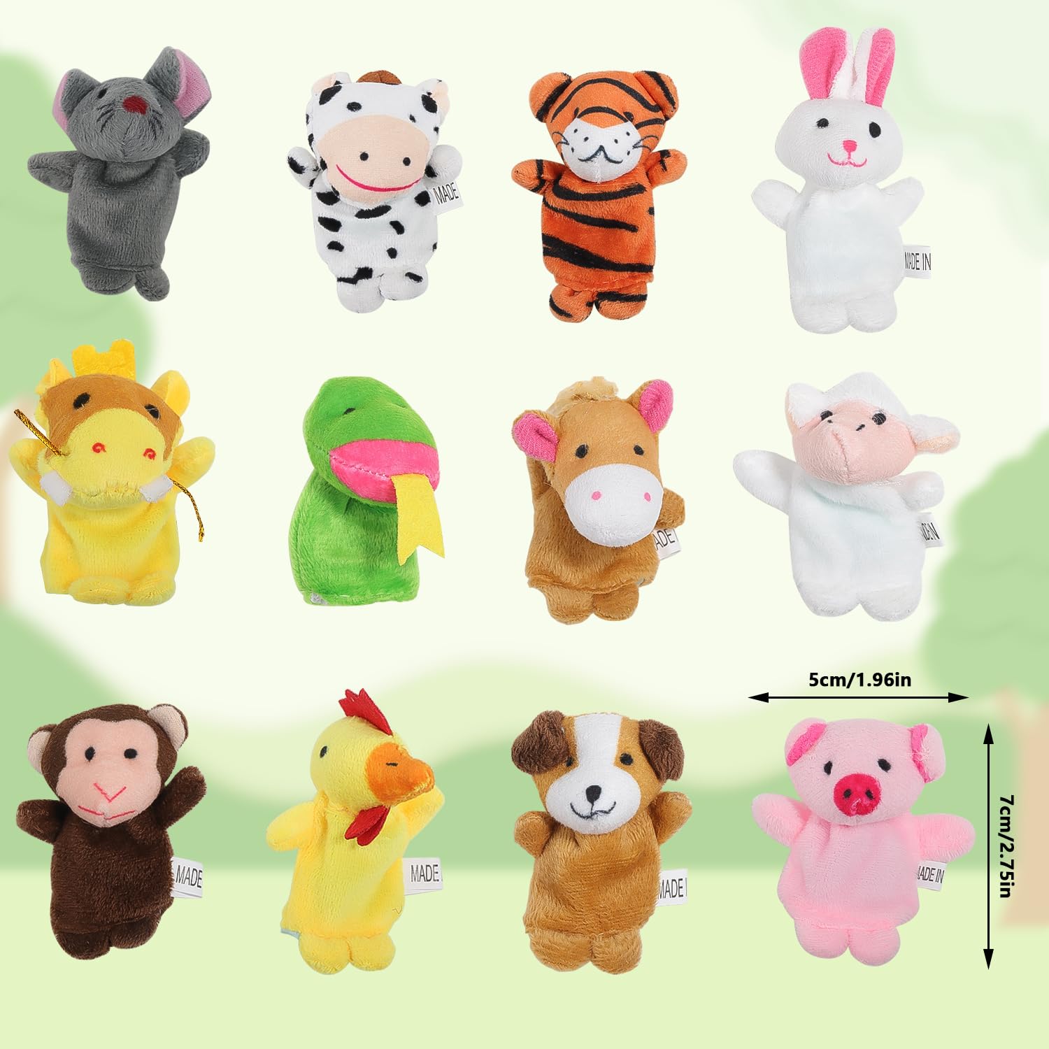 Marionnettes à Doigts, Marionnettes à Main Avec Animaux