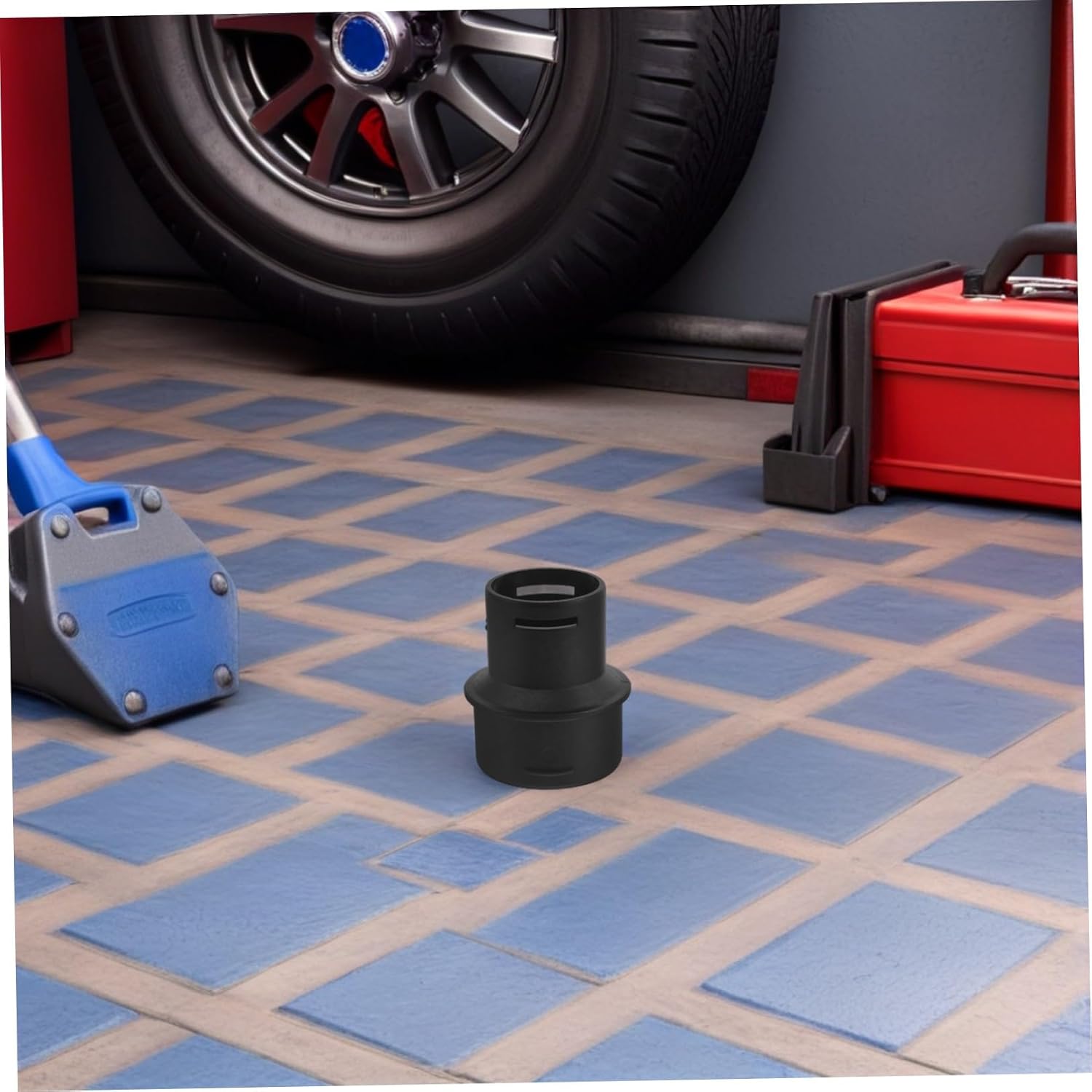 Vehicle Heater Vent Hose Reducer 42mm to 60mm Plastic Air Duct Connector for Parking Heater Pipe Hvac System Compatible with Camper and Car