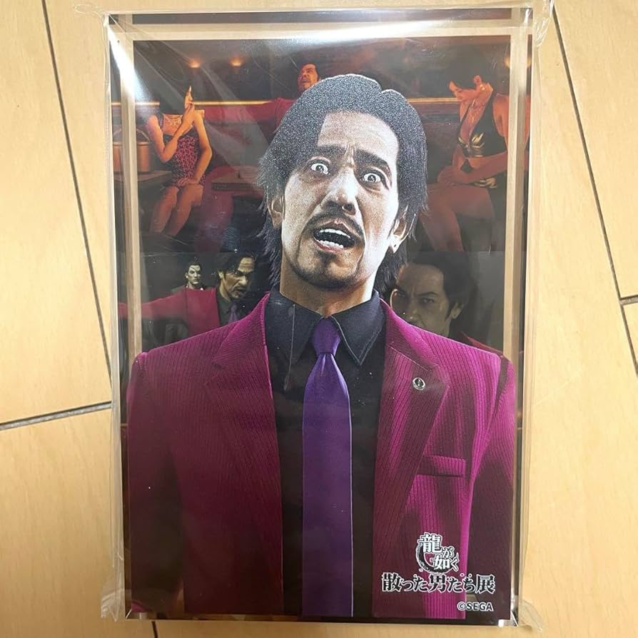 Amazon.co.jp: 龍が如く 散った男たち展 アクリルブロック 西谷