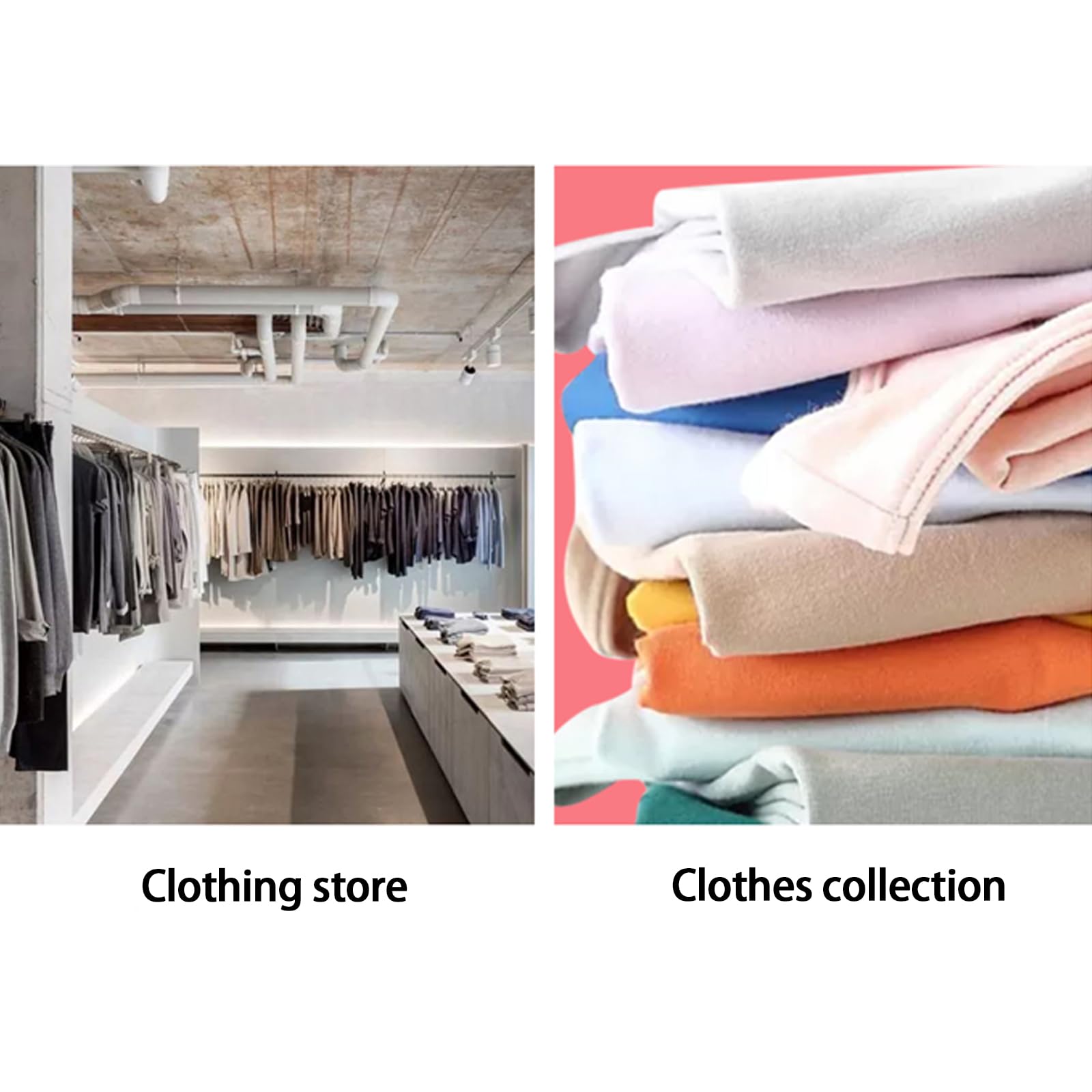 MUNSKT 10 Pcs Clear Garment Cover 47 Inch Plastic Garment Bags for Hanging Clothes Dry Cleaning Bags Transparent Dust-proof Storage Covers for Skirt Coat Suit Shirt Jacket - Image 3