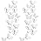 72 Pieces 3D Butterfly Wall Decals Sticker Decal Wall Decor Art Decorative Sticker 3 Sizes for Room Home Nursery Classroom Offices Bedroom Bathroom Living Room Decor(White)